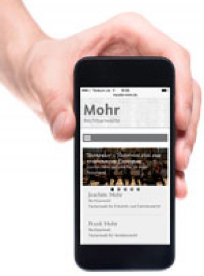 Mohr Rechtsanwälte sind jetzt auch mobil!